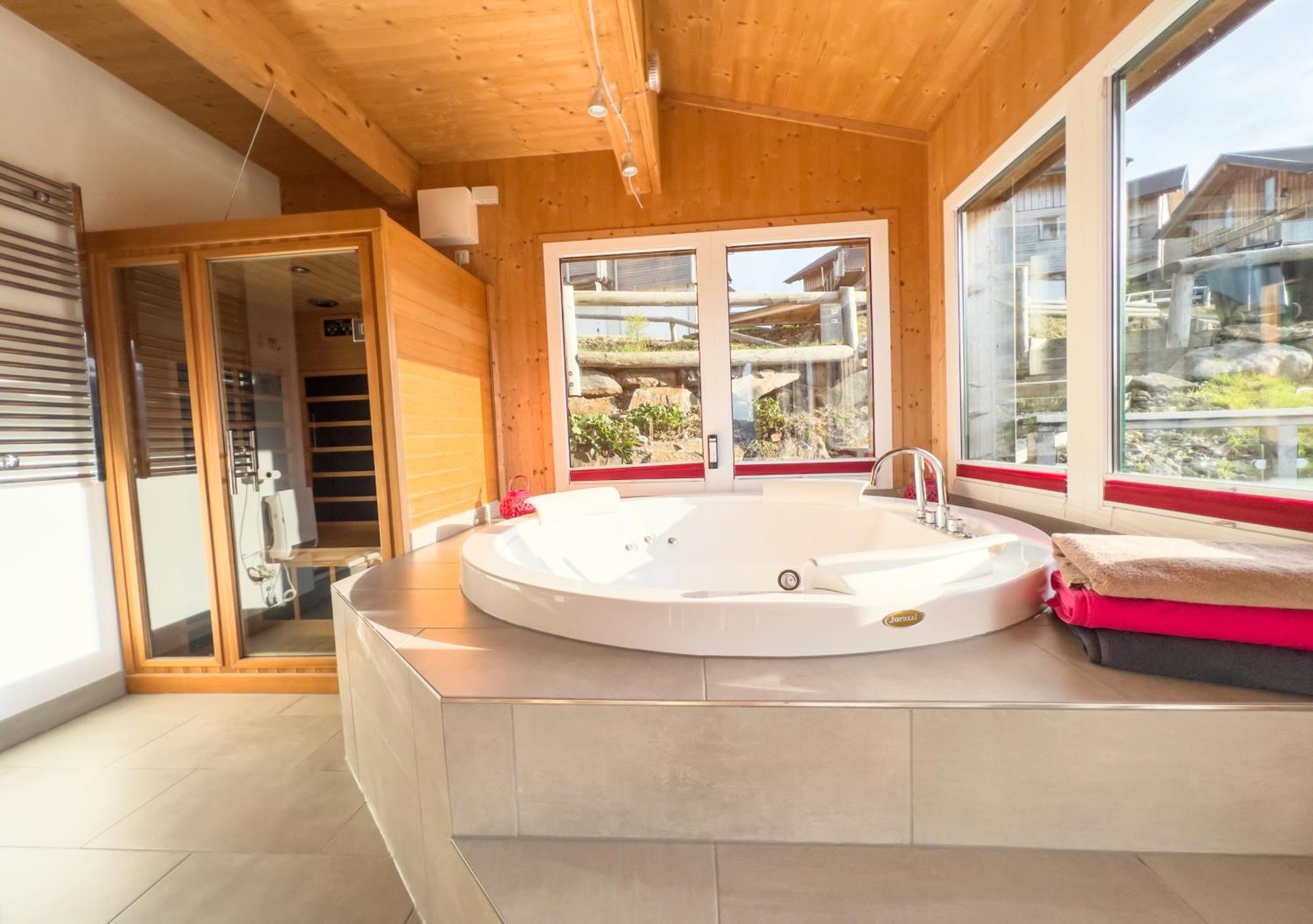 1A Chalet "Wolke" Wandern, Grillen, Wellness Im Traumhaus Wolfsbergi járás Kültér fotó