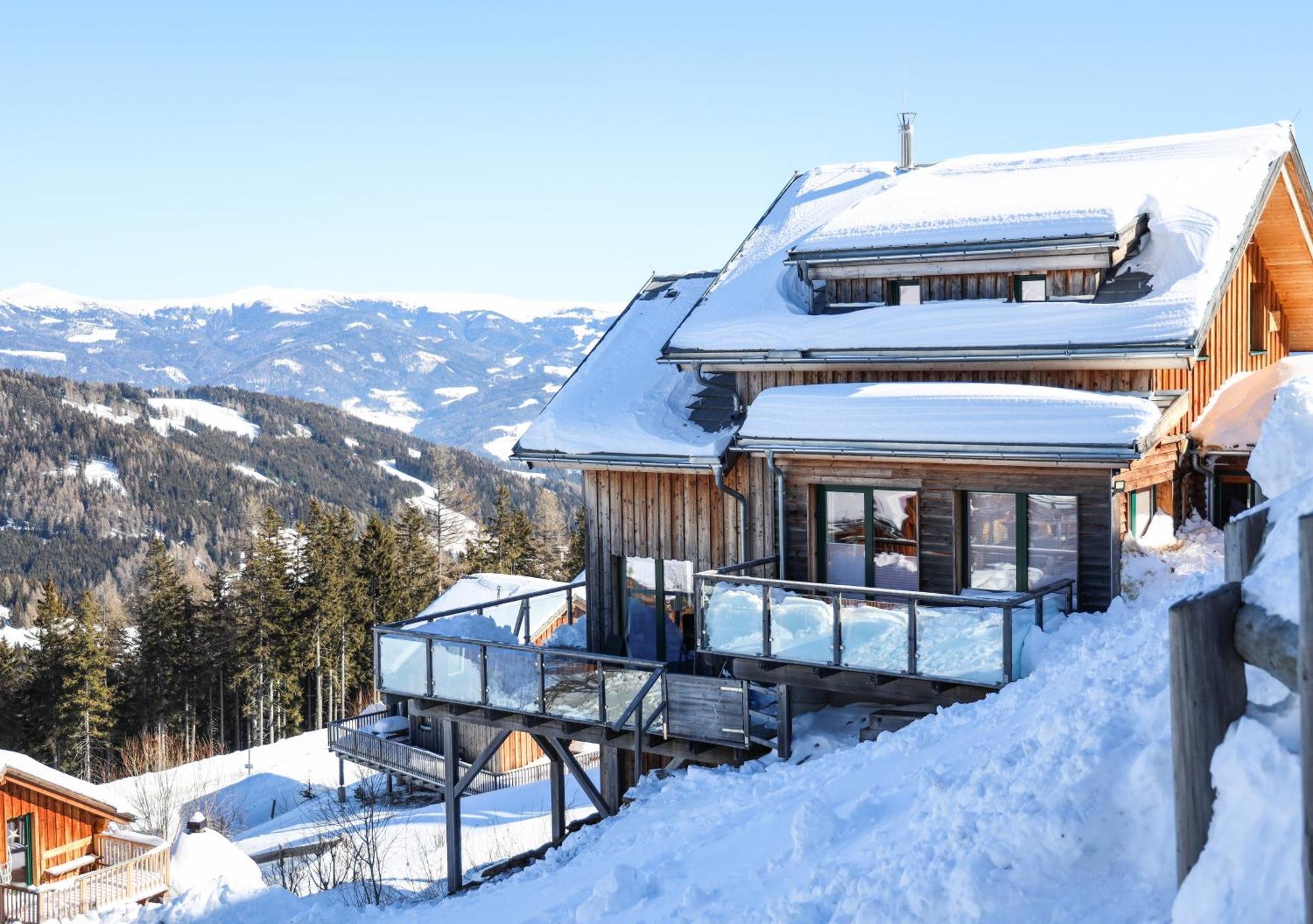 1A Chalet "Wolke" Wandern, Grillen, Wellness Im Traumhaus Wolfsbergi járás Kültér fotó